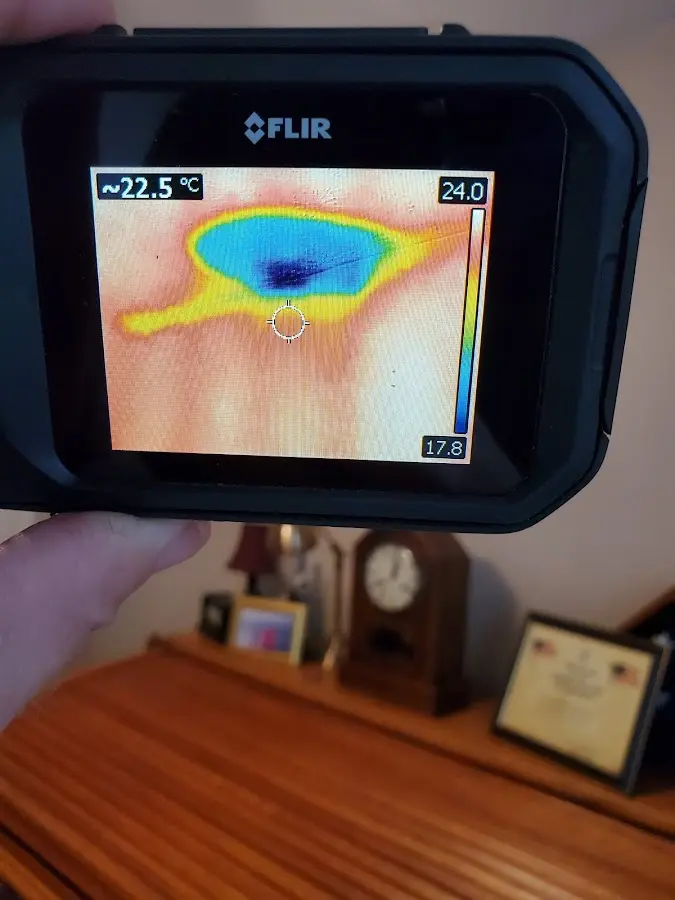 Thermal imaging inspection for water damage in Kimberly