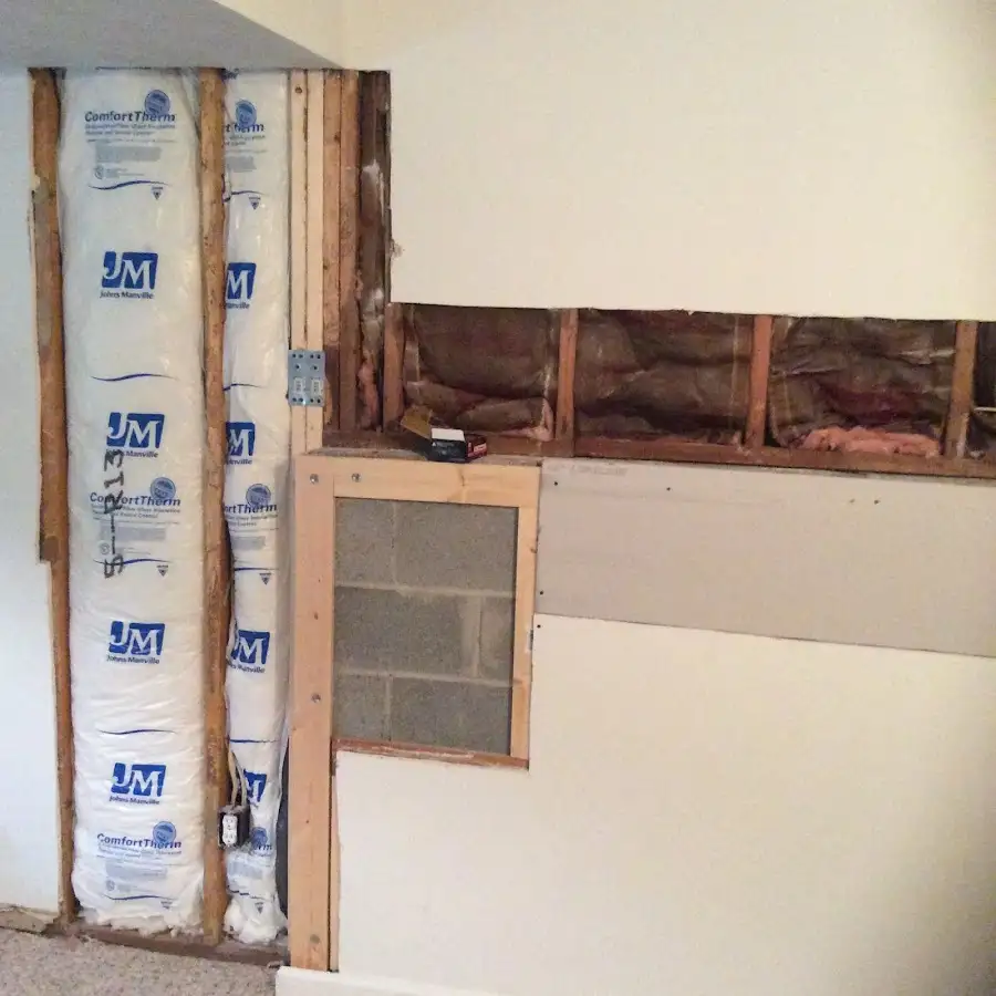 Wall insulation replacement during Structural Drying in Kimberly
